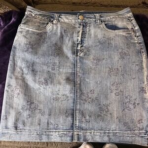 JW pencil Denim skirt-Light Blue Skirt‎